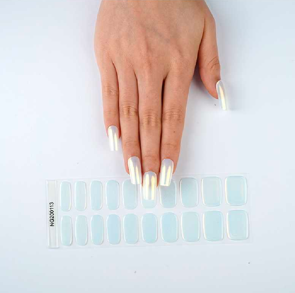 Sky Crystal DIY Semi-Cured Gel Nail Sticker Kit