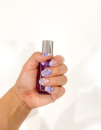 Misty Cloudscape DIY Semi- Cured Gel Nail Sticker Kit