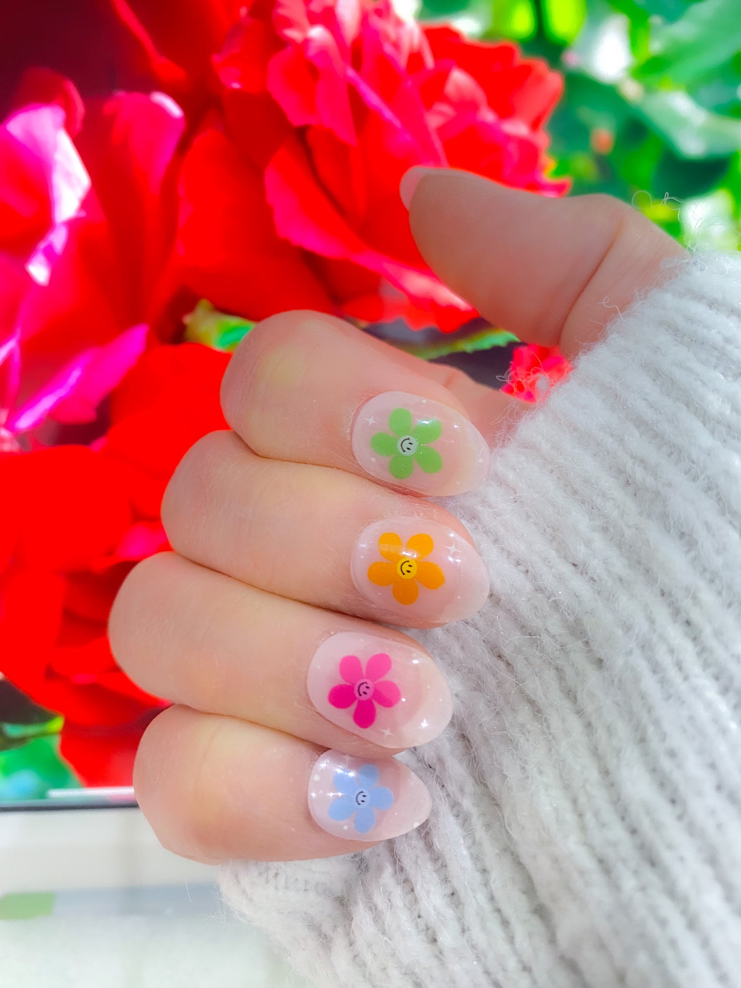 Blossom Fiesta DIY Semi-Cured Gel Nail Sticker Kit