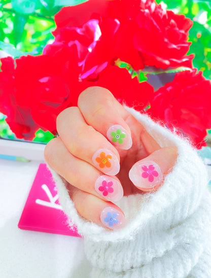 Blossom Fiesta DIY Semi-Cured Gel Nail Sticker Kit