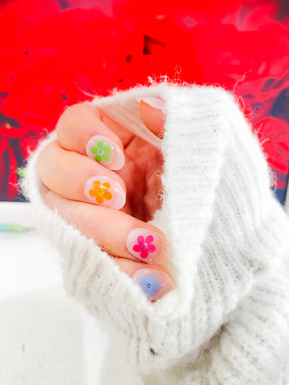 Blossom Fiesta DIY Semi-Cured Gel Nail Sticker Kit