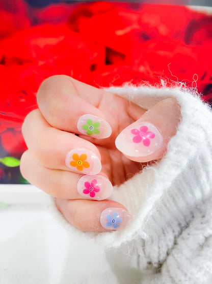 Blossom Fiesta DIY Semi-Cured Gel Nail Sticker Kit