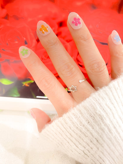 Blossom Fiesta DIY Semi-Cured Gel Nail Sticker Kit