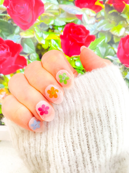 Blossom Fiesta DIY Semi-Cured Gel Nail Sticker Kit