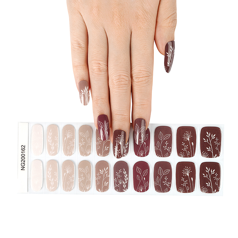 Lunar Blossom DIY Semi-Cured Gel Nail Sticker Kit