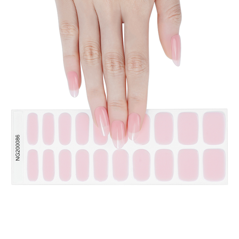 Blushing Glass DIY Semi-Cured Gel Nail Sticker Kit