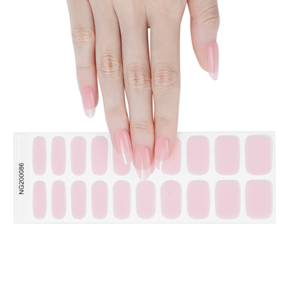 Blushing Glass DIY Semi-Cured Gel Nail Sticker Kit