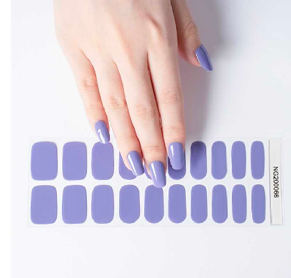 Purple Haze DIY Semi-Cured Gel Nail Sticker Kit – MissKbeauty